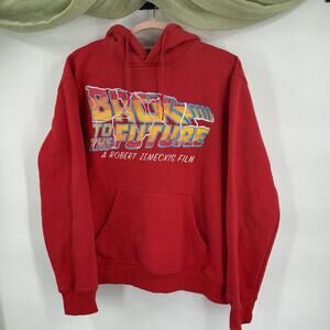 Back To The Future Red Men’s Hoodie Size M